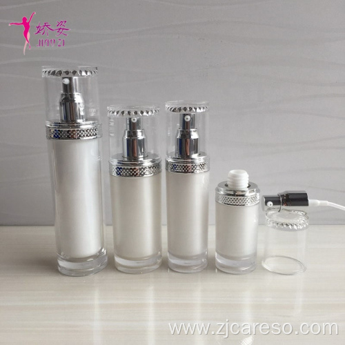 Sets Acrylic Crystal Lotion Bottle Cream Jar